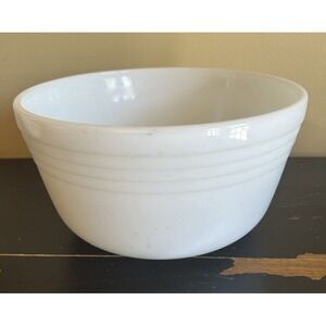 White Milk Glass‎ Pyrex Mixing Bowl CAPITAL PYREX USA